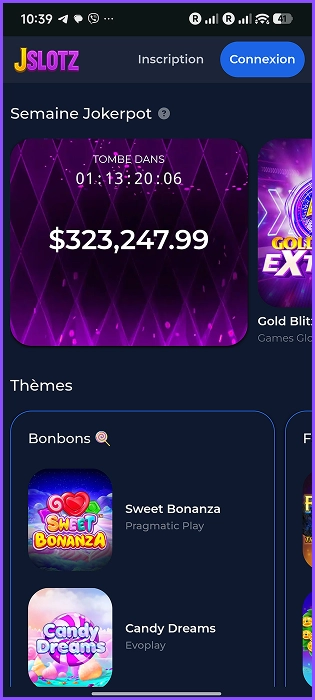 Jackpot hebdomadaire Semaine Jokerpot sur Jslotz Casino