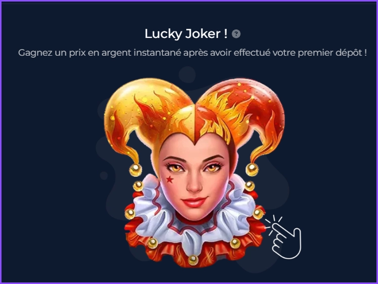 Jeu promotionnel Lucky Joker sur Jslotz Casino